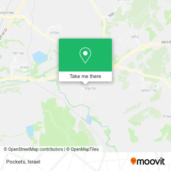 Pockets map