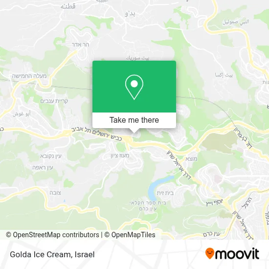 Golda Ice Cream map