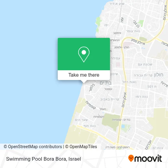 Swimming Pool Bora Bora map