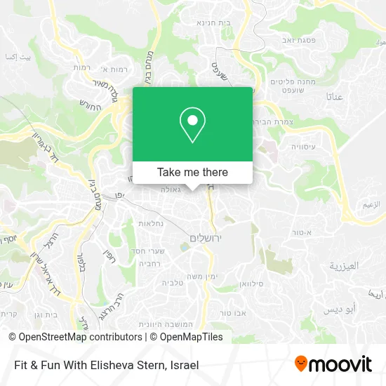 Fit & Fun With Elisheva Stern map