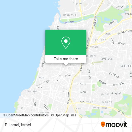 Pi Israel map