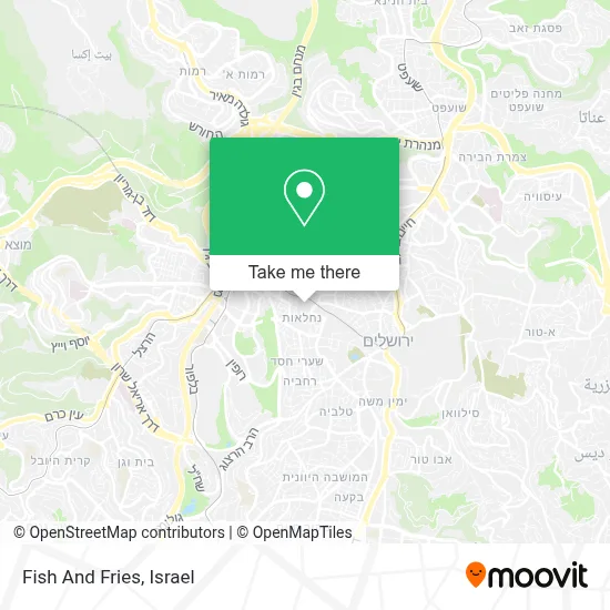 Fish And Fries map