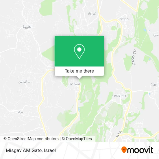 Misgav AM Gate map