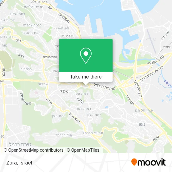 Zara map
