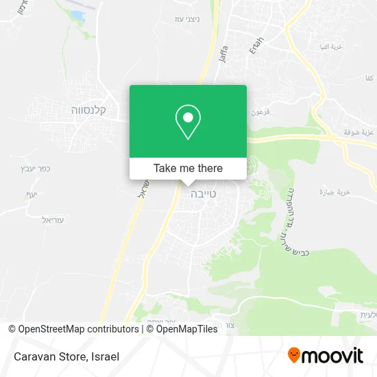 Caravan Store map