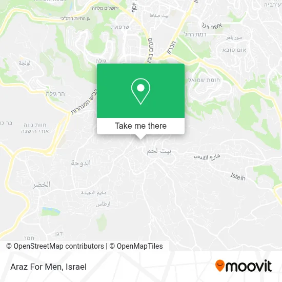 Araz For Men map