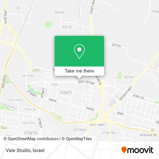 Vale Studio map