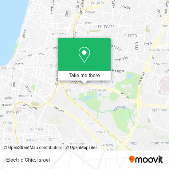 Electric Chic map