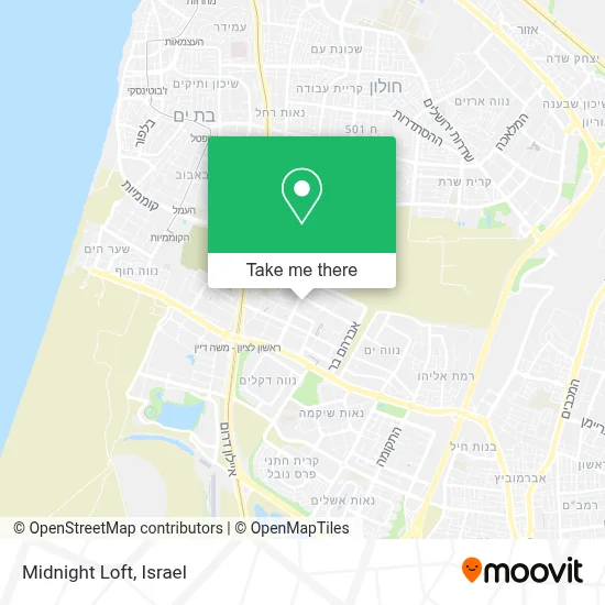 Midnight Loft map
