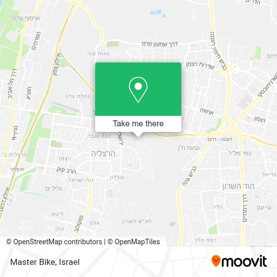 Master Bike map