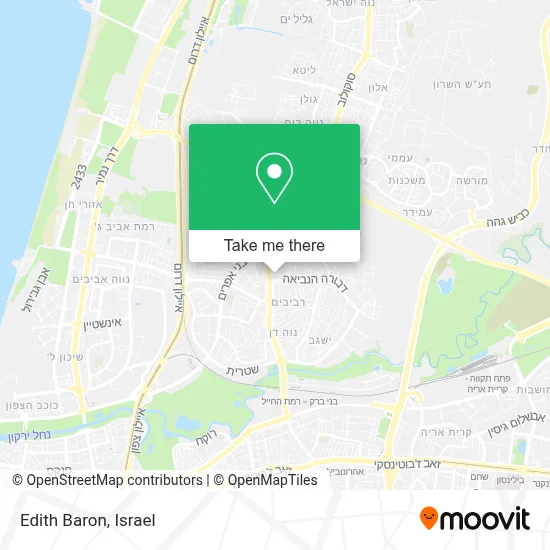 Edith Baron map