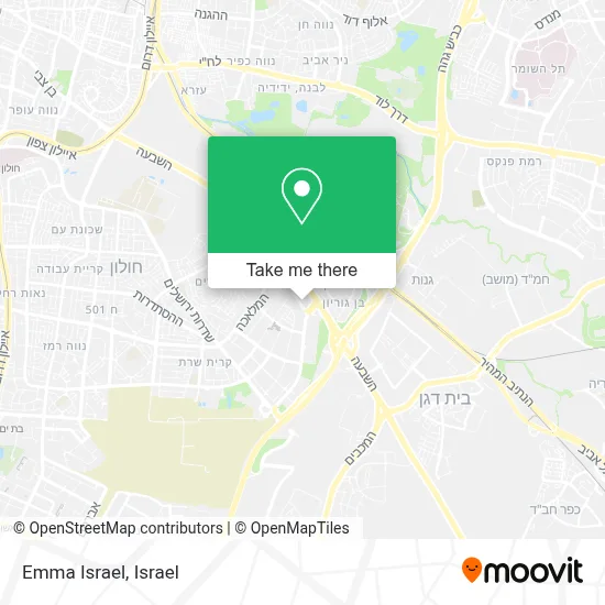 Emma Israel map