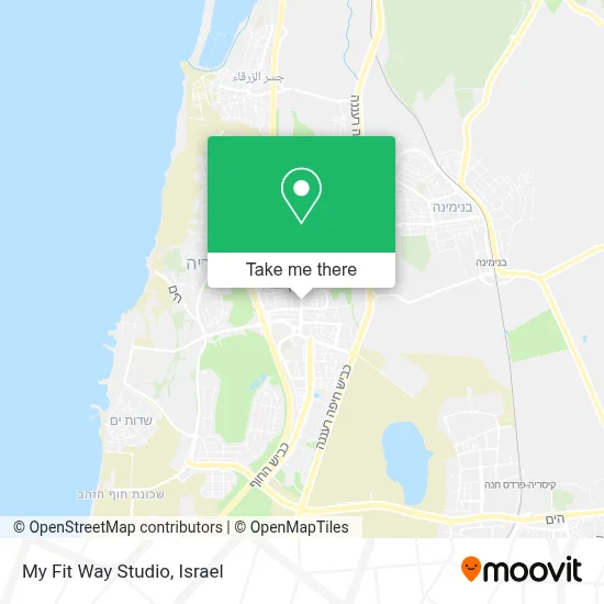 My Fit Way Studio map