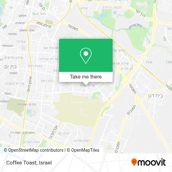 Coffee Toast map