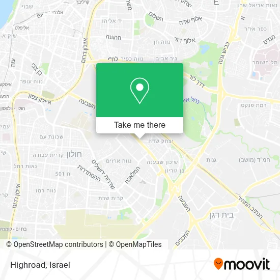 Highroad map