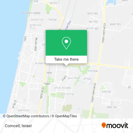Comcell map