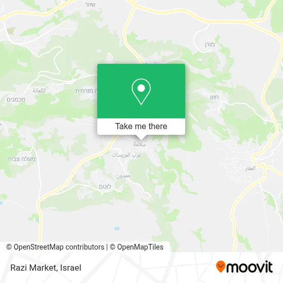 Razi Market map