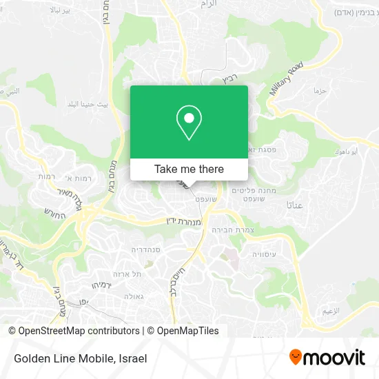 Golden Line Mobile map