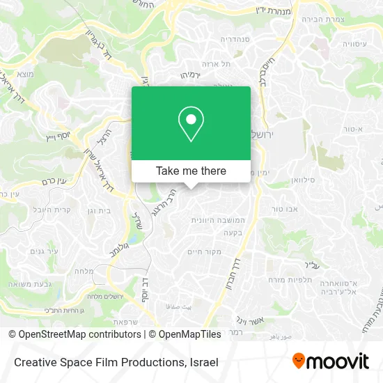 Creative Space Film Productions map