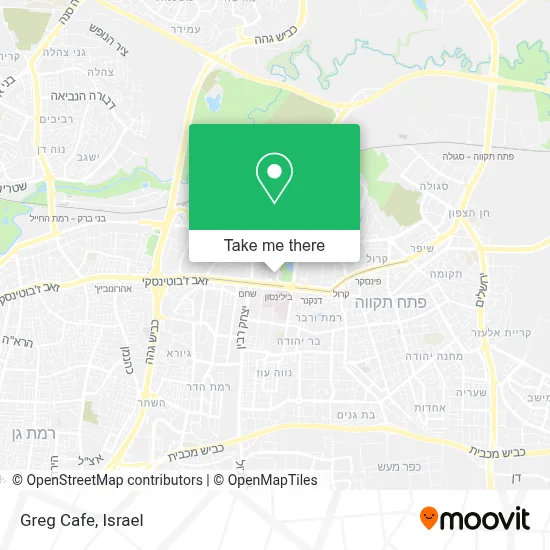 Greg Cafe map