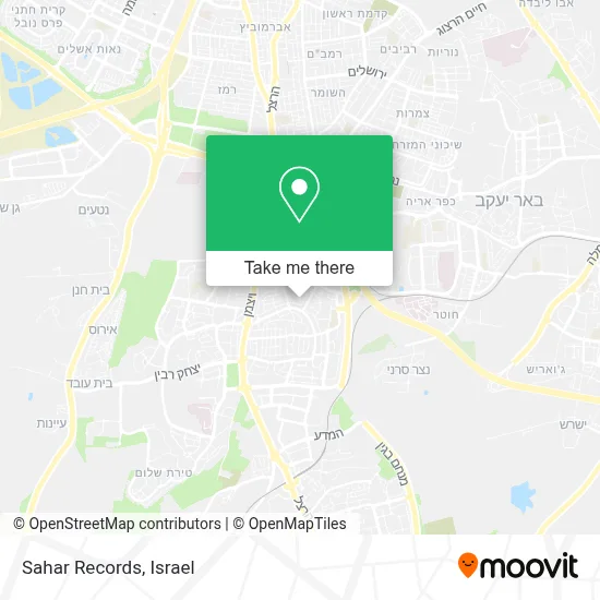 Sahar Records map