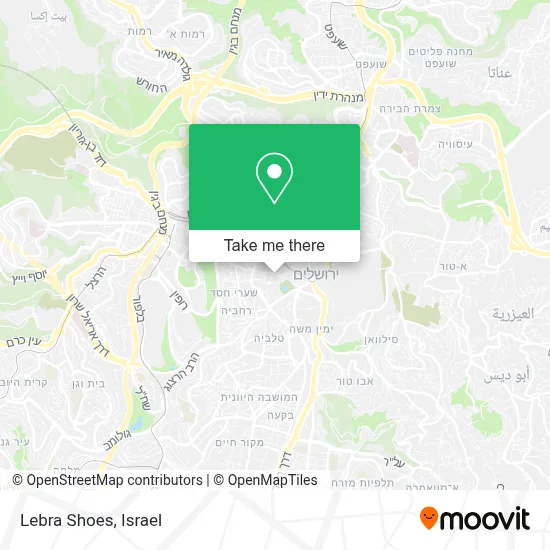 Lebra Shoes map