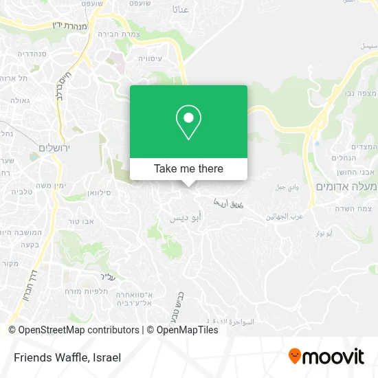 Friends Waffle map