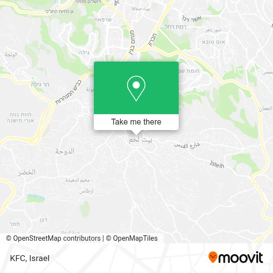 KFC map