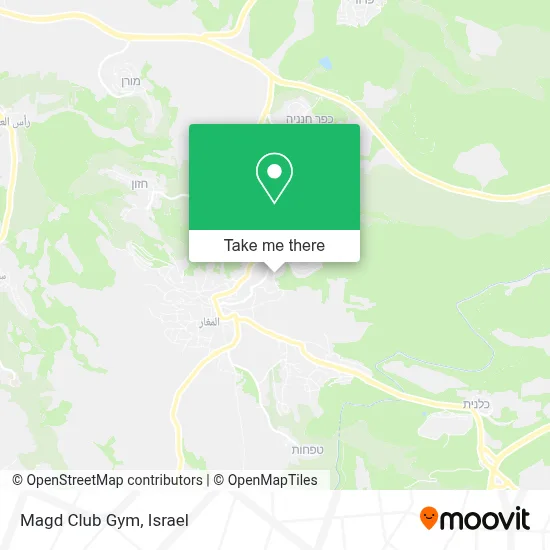Magd Club Gym map