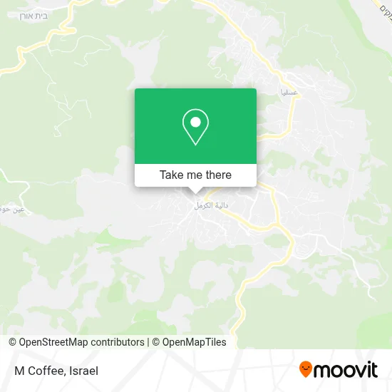 M Coffee map