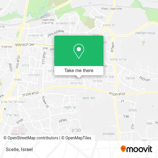 Scelle map