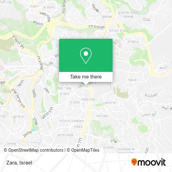 Zara map