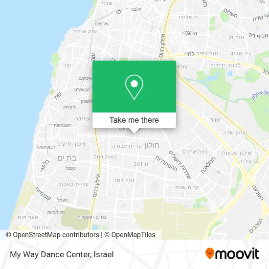 My Way Dance Center map