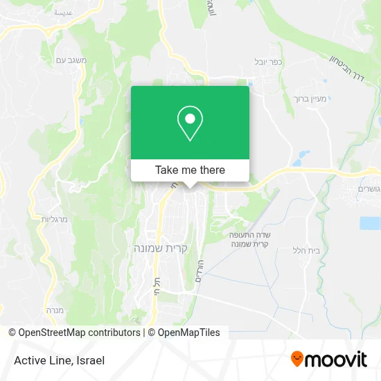 Active Line map