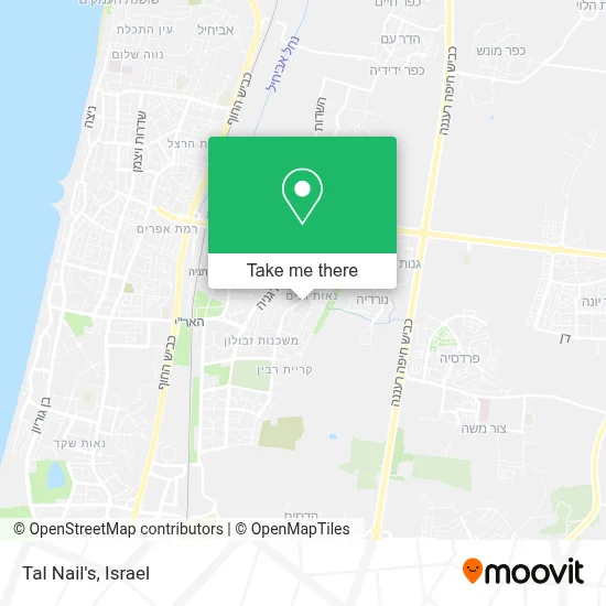 Tal Nail's map
