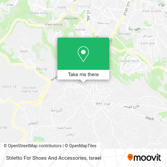 Stiletto For Shoes And Accessories map