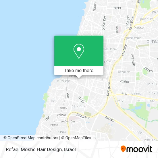 Refael Moshe Hair Design map
