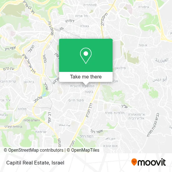 Capitil Real Estate map