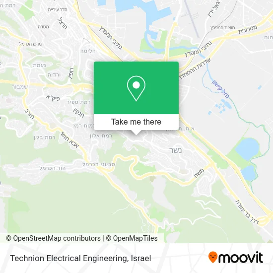 Technion Electrical Engineering map