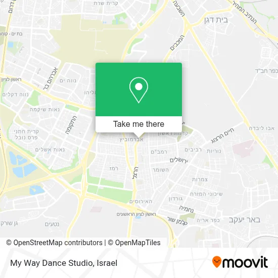My Way Dance Studio map