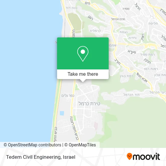 Tedem Civil Engineering map