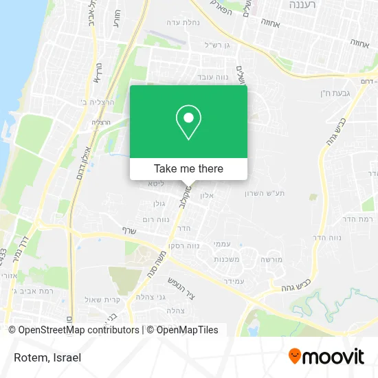 Rotem map