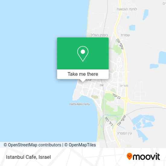 Istanbul Cafe map
