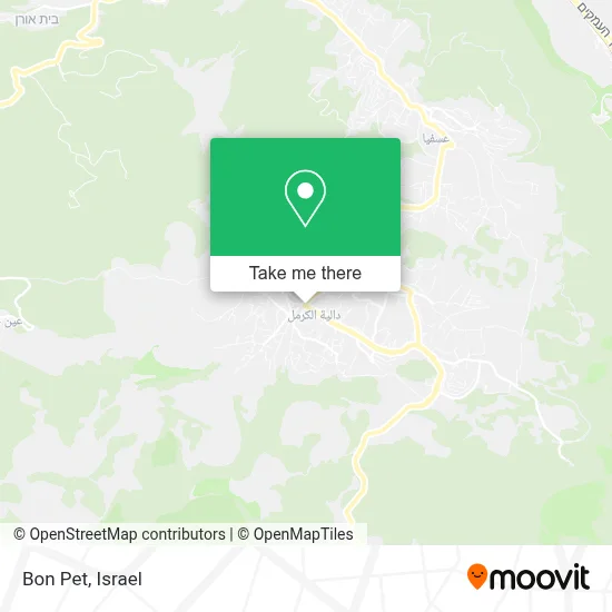 Bon Pet map