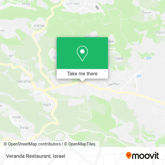 Veranda Restaurant map