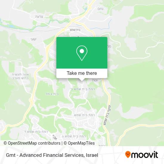 Gmt -  Advanced Financial Services map