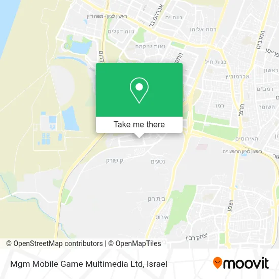 Mgm Mobile Game Multimedia Ltd map
