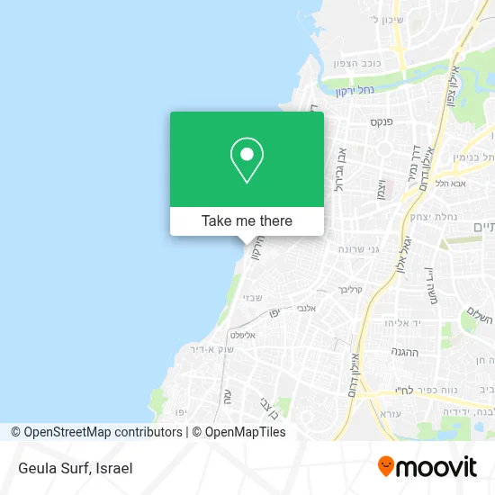 Geula Surf map