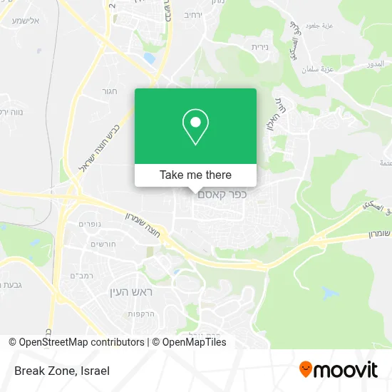 Break Zone map