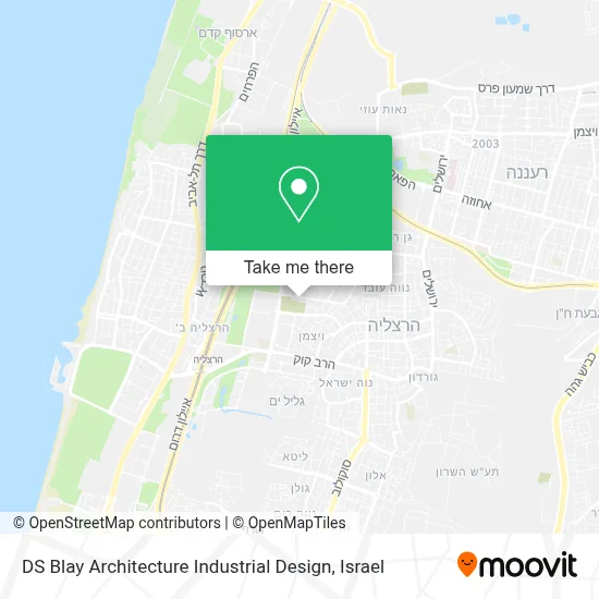 DS Blay Architecture Industrial Design map